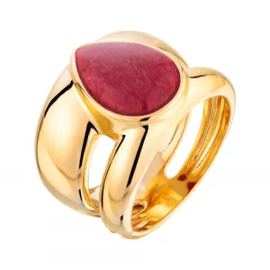 18K Gold Plated Feldspar Ring