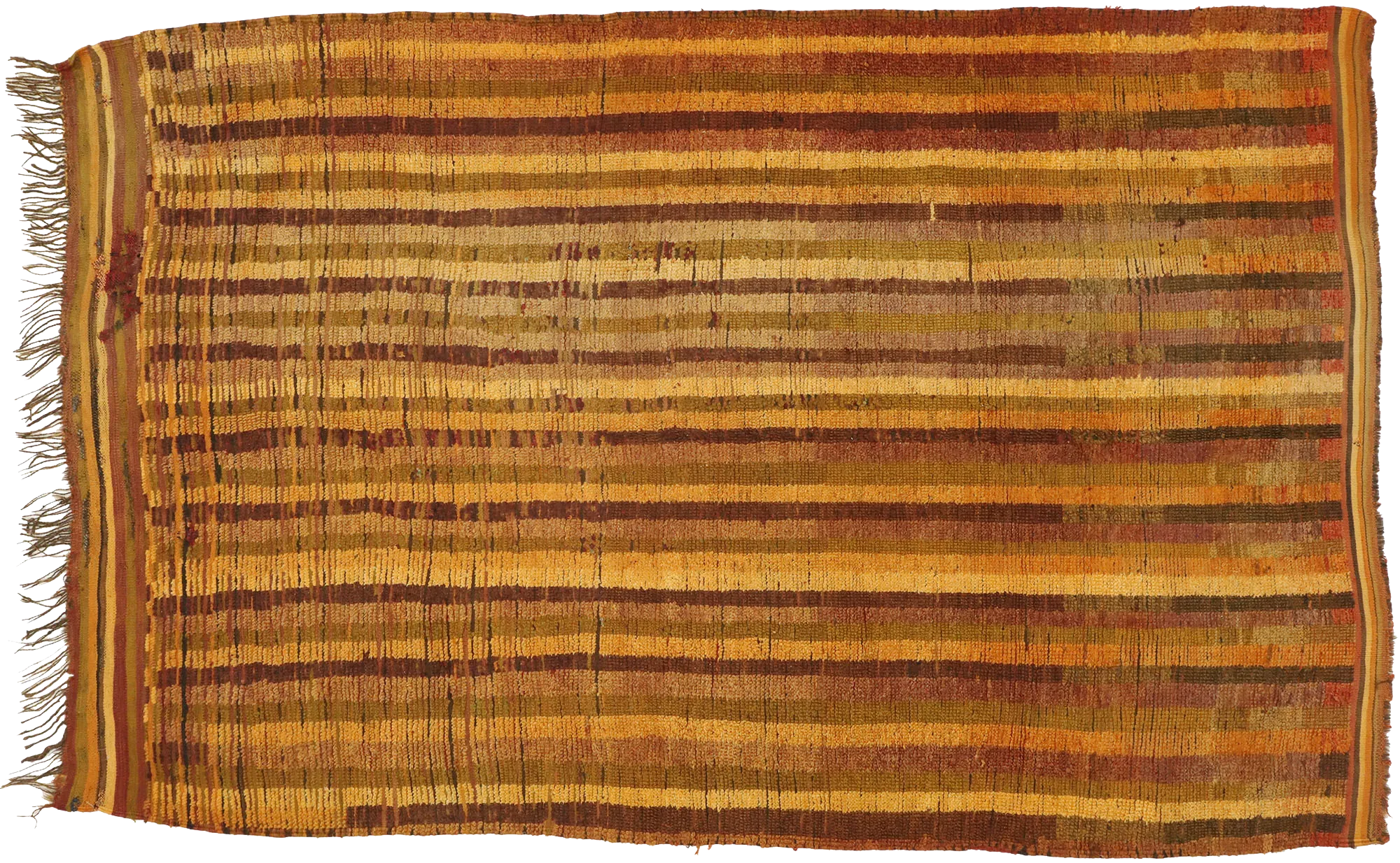 6'9" x 10'5" Vintage Moroccan Rug