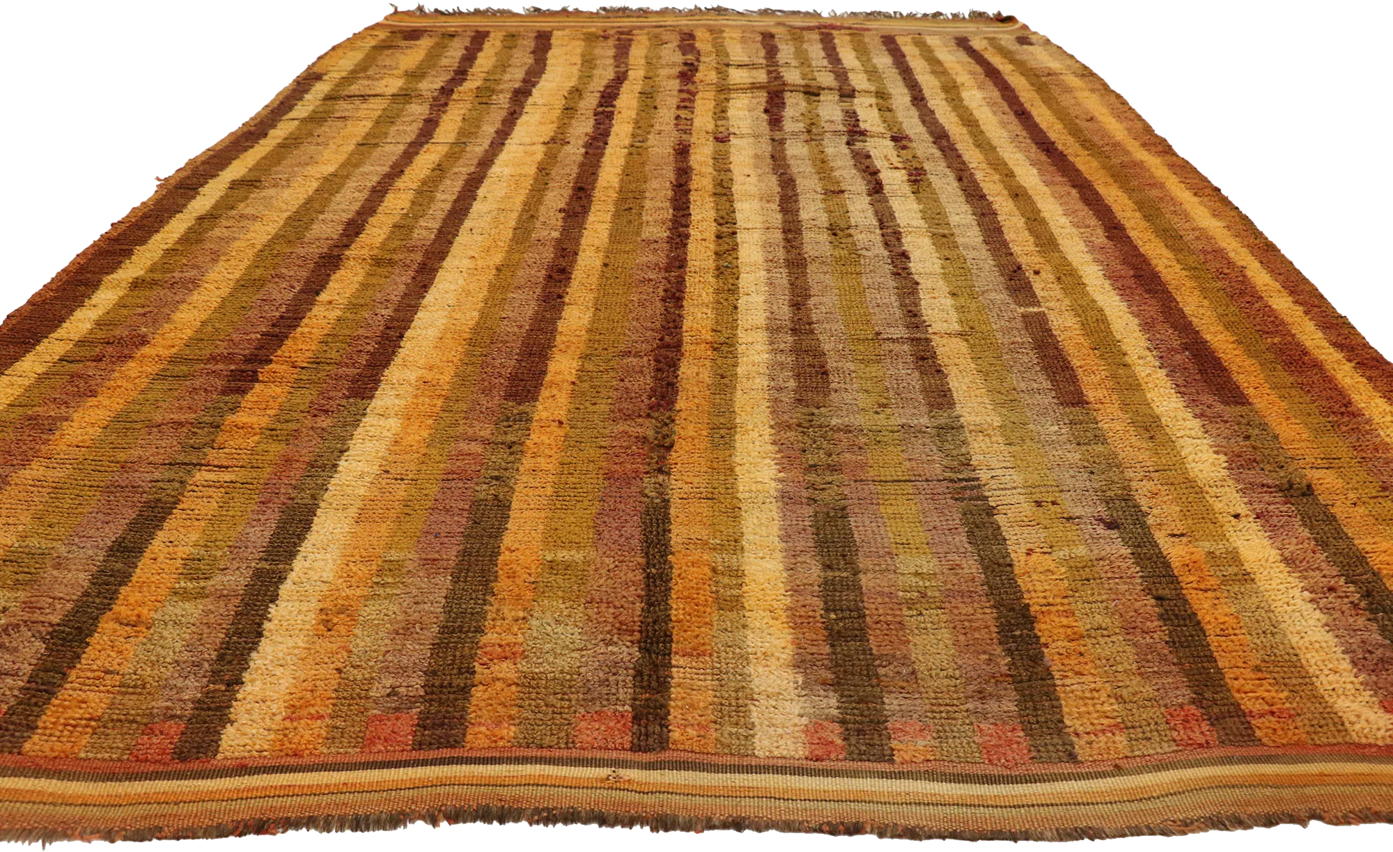 6'9" x 10'5" Vintage Moroccan Rug