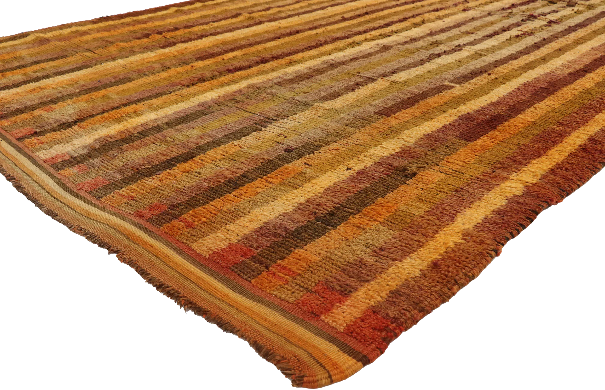 6'9" x 10'5" Vintage Moroccan Rug