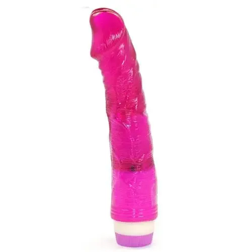 8.75-inch Jelly Purple Multi-speed Bendable Penis Vibrator
