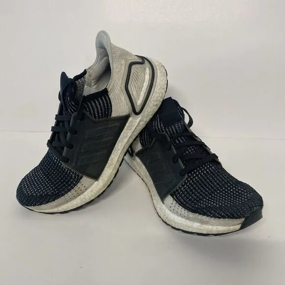 adidas Ultra Boost 2019 Oreo Women Size 7 Black White Running Shoes 3649