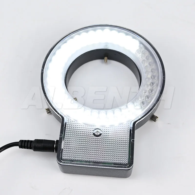 Albenth 80-LED Touch-Sensitive Microscope Ring Light For Stereo Microscope