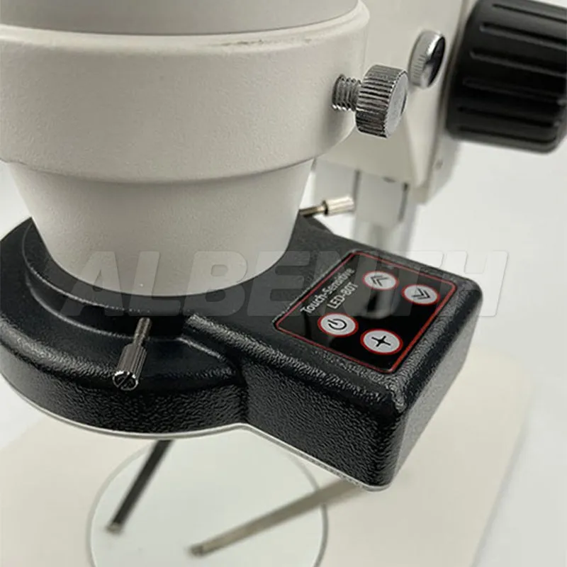 Albenth 80-LED Touch-Sensitive Microscope Ring Light For Stereo Microscope