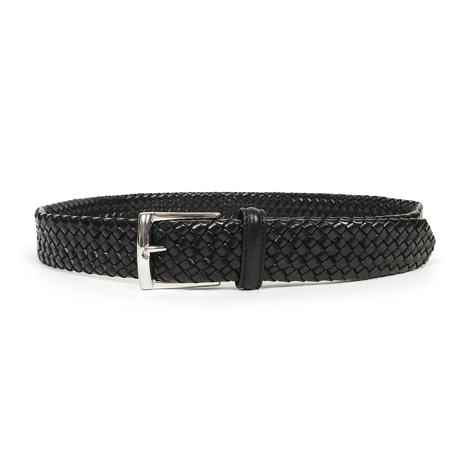 Andersons Woven Leather Belt Size 36