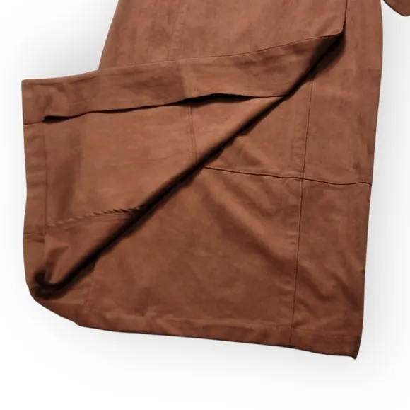 Anthropologie Faux Suede Skirt