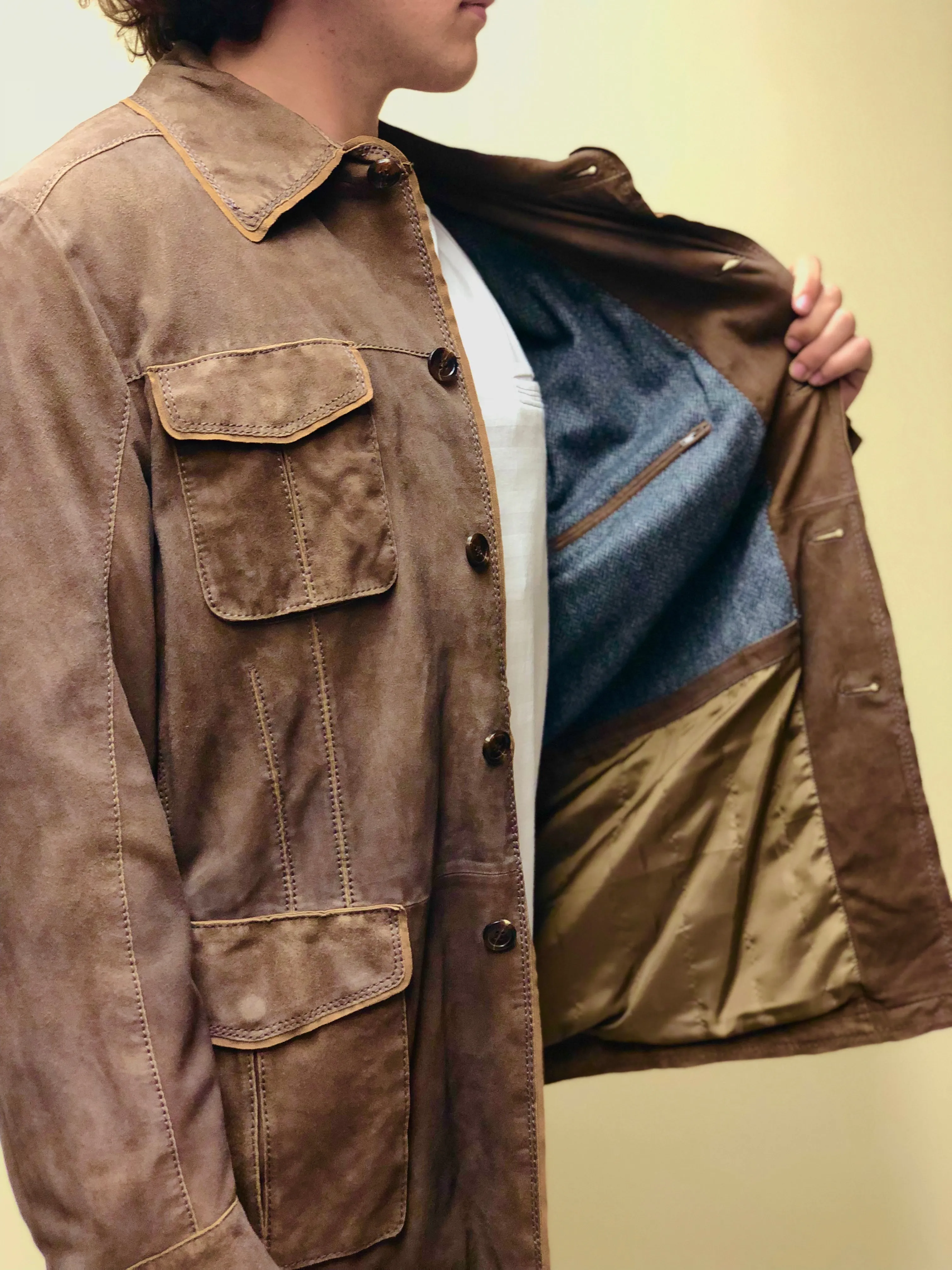 Antique Lamb Suede Jacket