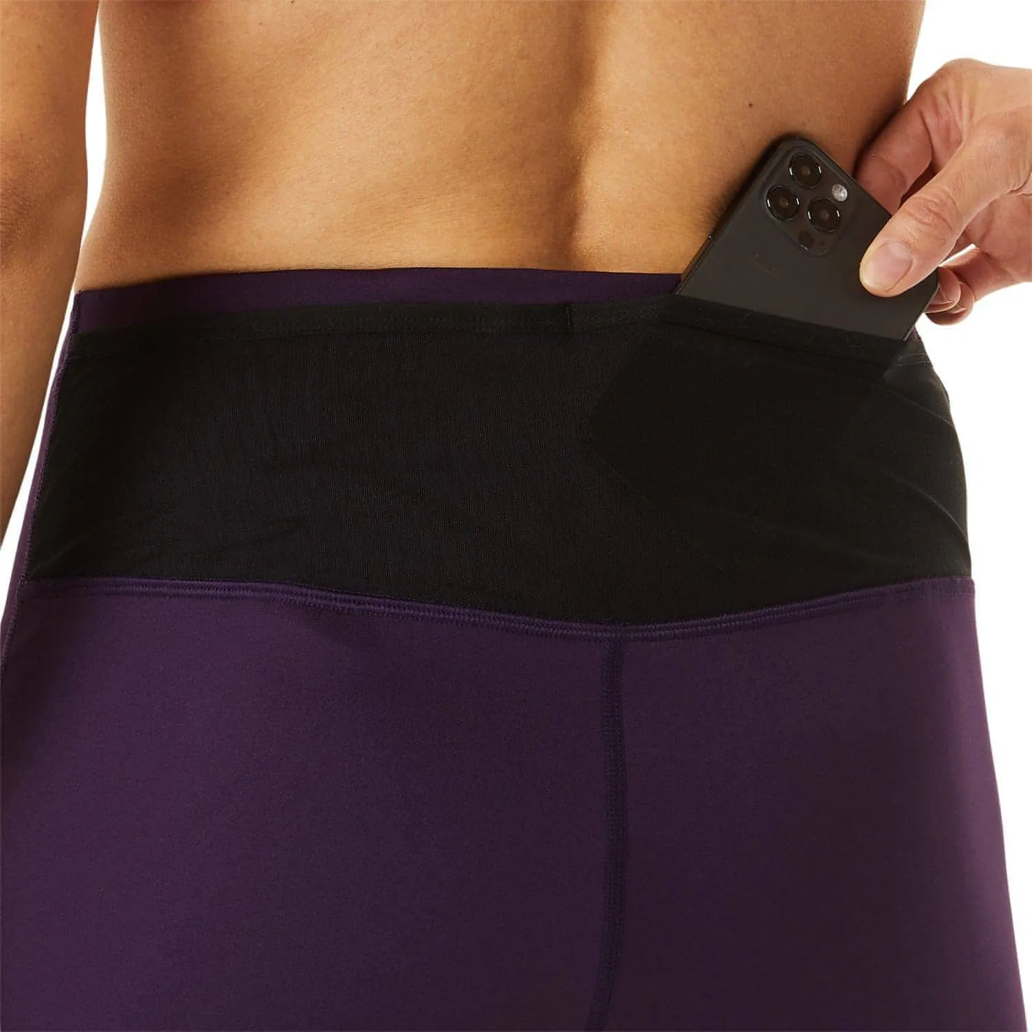 Asics Winter Womens Long Running Tights - Purple