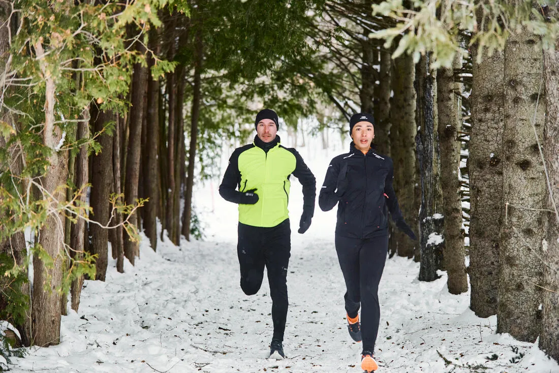 Bandeau running chaud Homme Femme - KIPRUN Warm noir