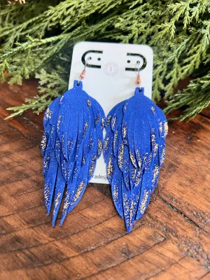 Blue Suede Feather