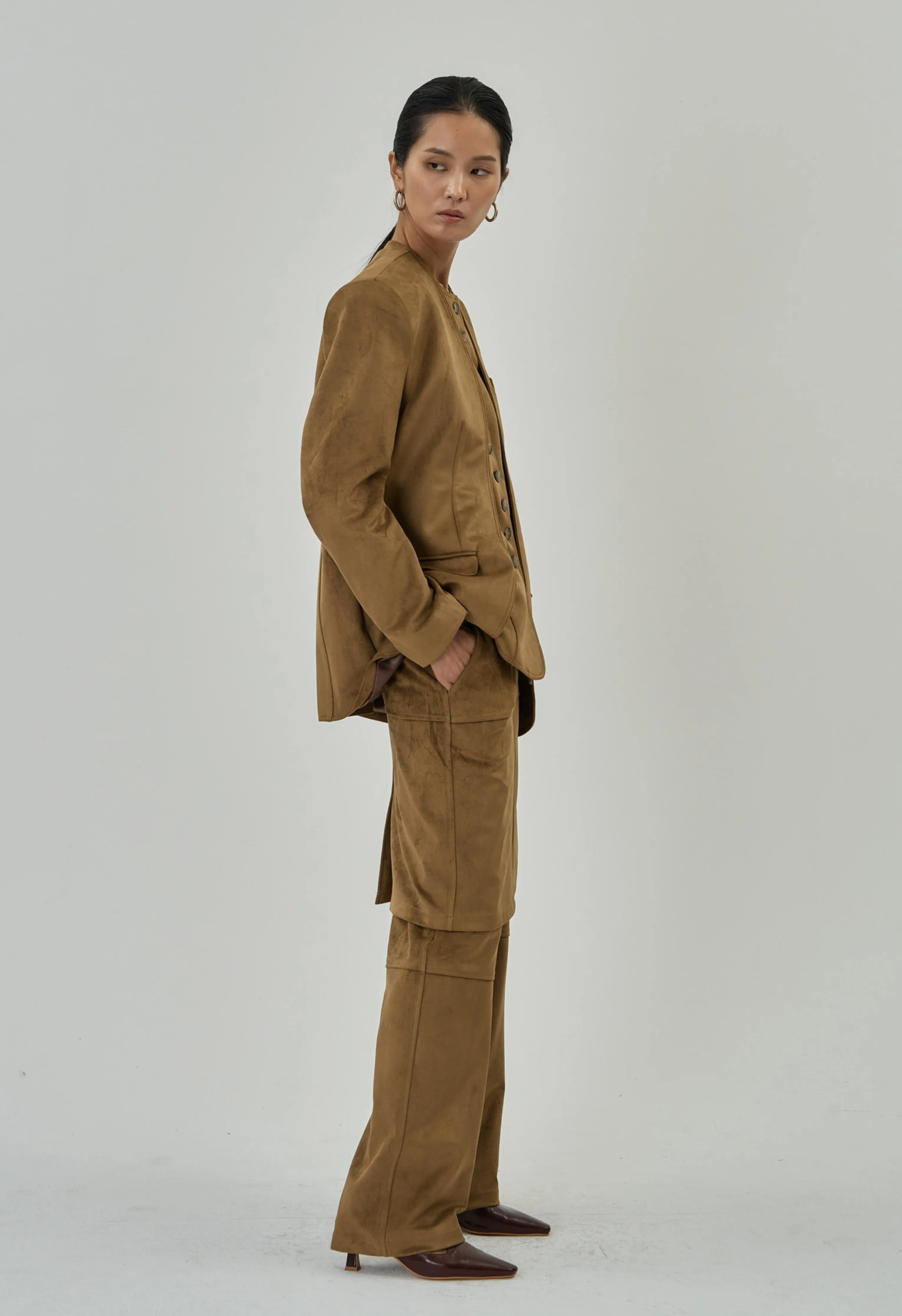 Camelle Suede Pant/Skirt