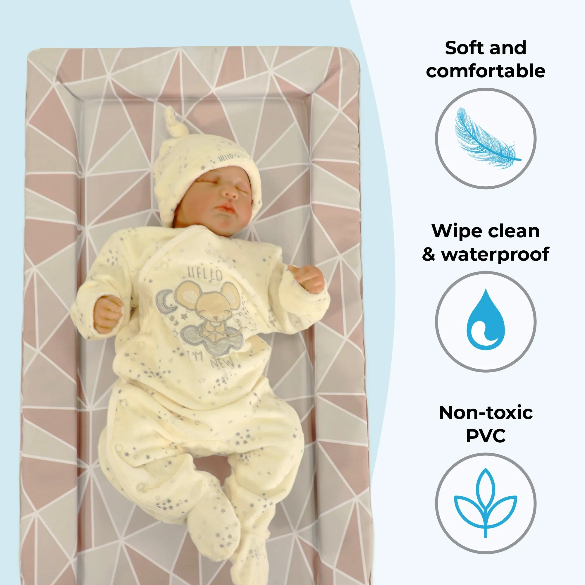 Changing Mat - Rose Geo