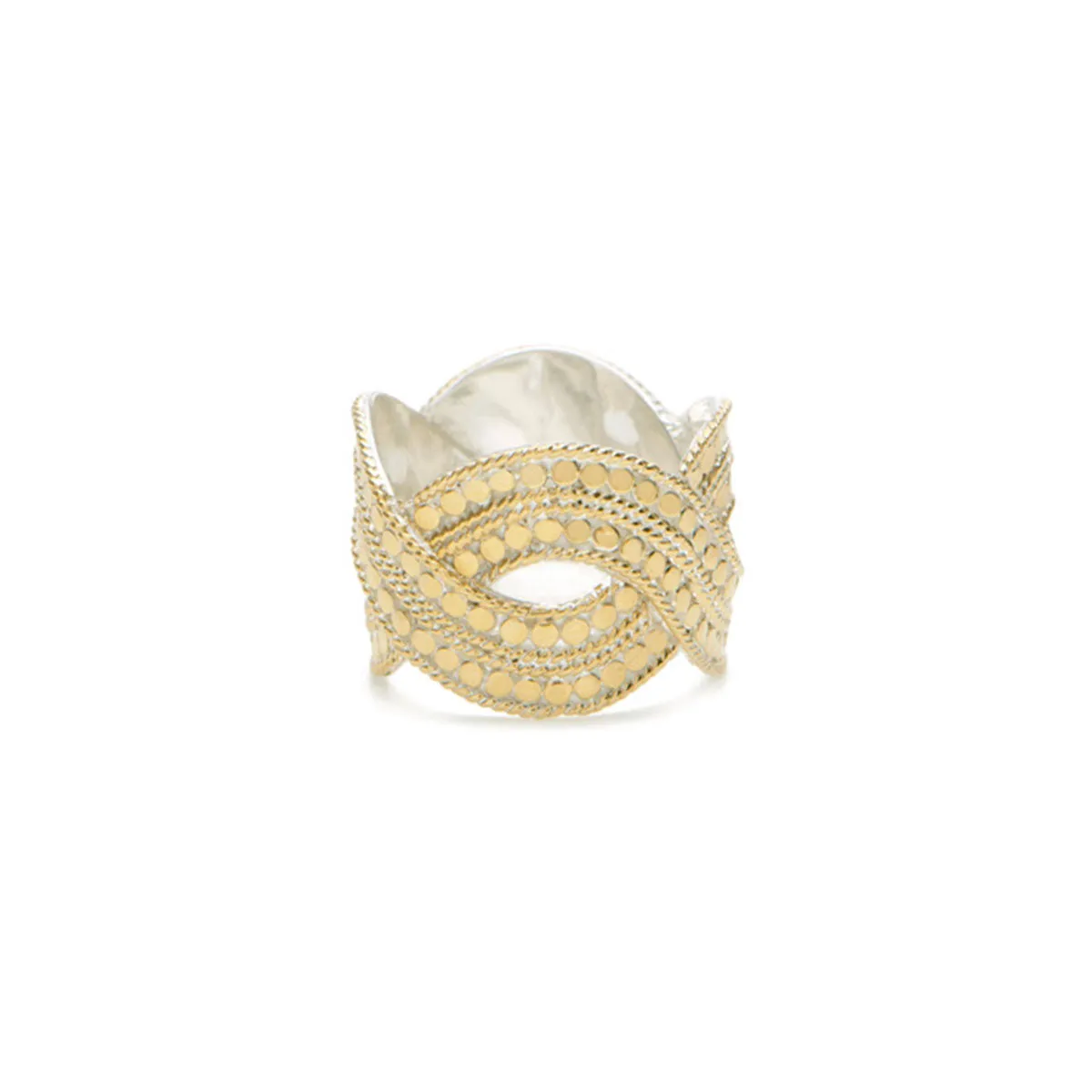 Classic Woven Band Ring - Gold