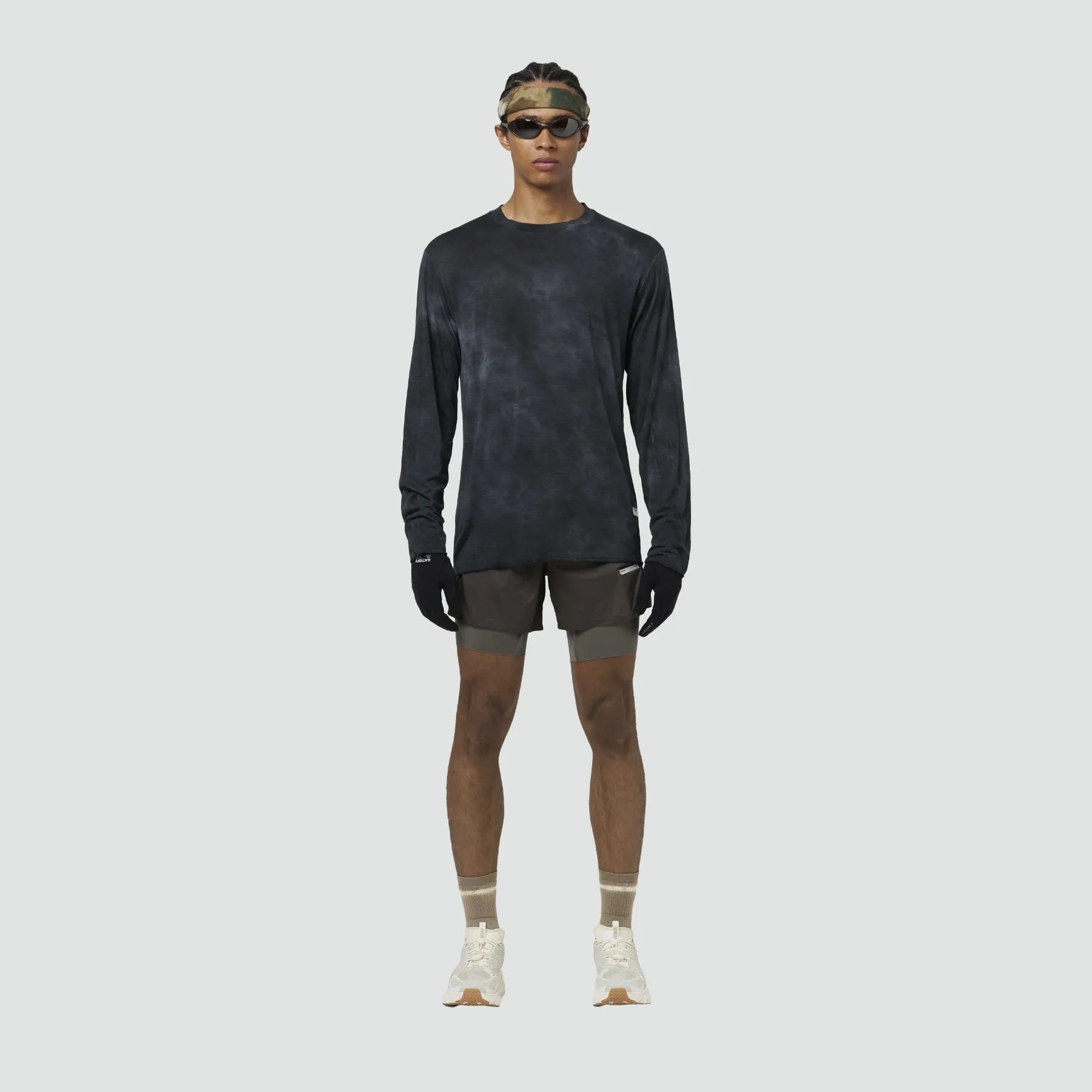 CloudMerino Long Tee - Sun Bleached Black