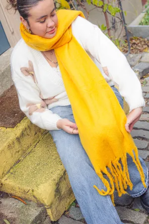 Colour Block Warm Wrap Scarf
