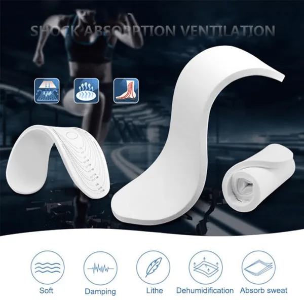 Custom-Fit Unisex Therapeutic Memory Foam Insoles - 1 or 2 Pair Packs Available