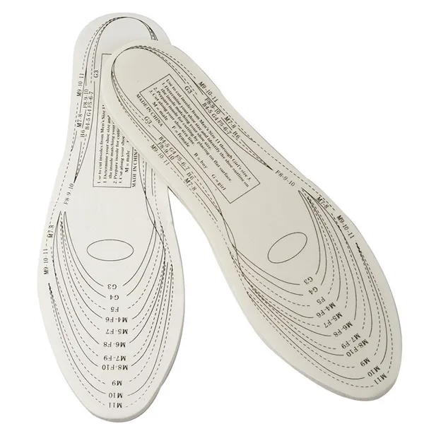 Custom-Fit Unisex Therapeutic Memory Foam Insoles - 1 or 2 Pair Packs Available