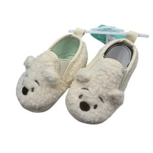 Disney Boy's White Soft Bottom SHOES Size 2 Infant