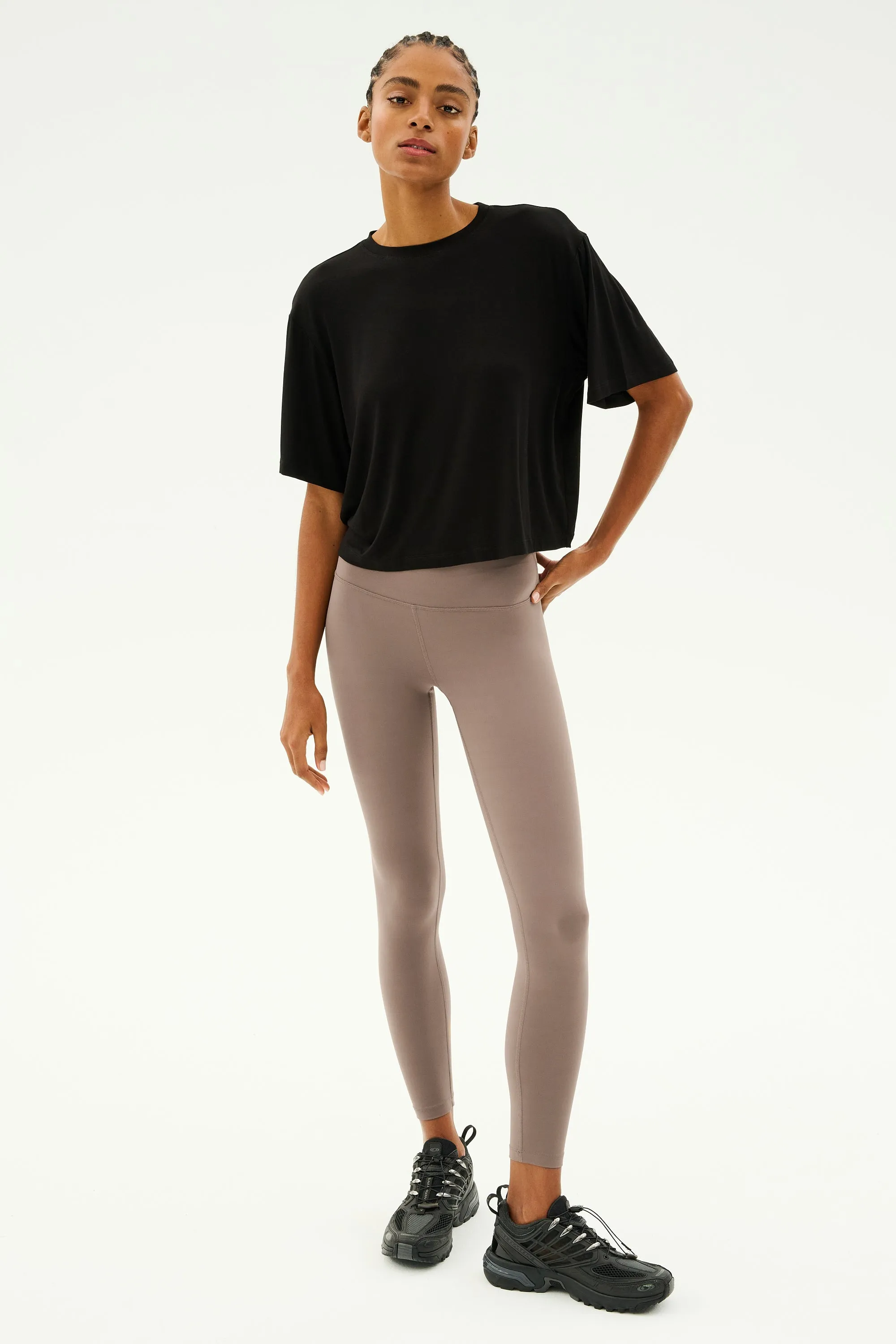 Djuna Oversized Jersey Tee - Black