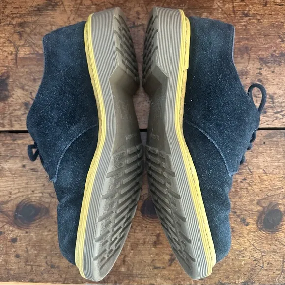 Dr. Martens 1461 Black Suede Contrast Light Colored Sole Size M9/L10/EU42