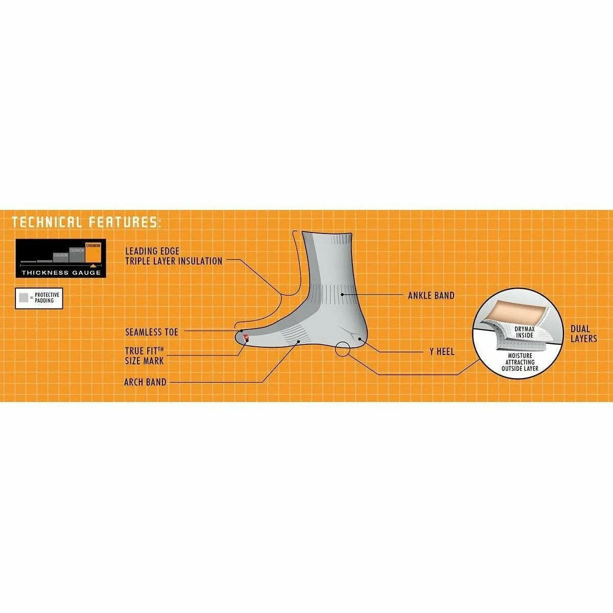 Drymax Cold Weather Run Over-The-Calf Socks