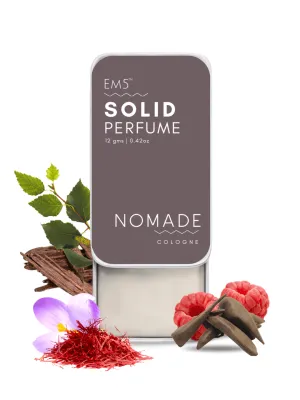 EM5™ Nomade | Solid Perfume for Men & Women | Alcohol Free | Strong lasting fragrance | Amber Oud Spicy | Goodness of Beeswax   Shea Butter