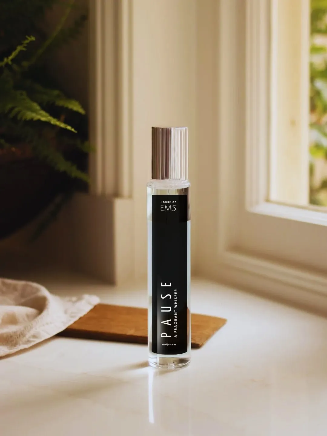 EM5™ Pause Perfume EDP Spray for Men | Aromatic Fresh Amber Fragrance Accords | Luxury Gift for Him | Variants Available: 50 ml Spray / 15 ml Spray