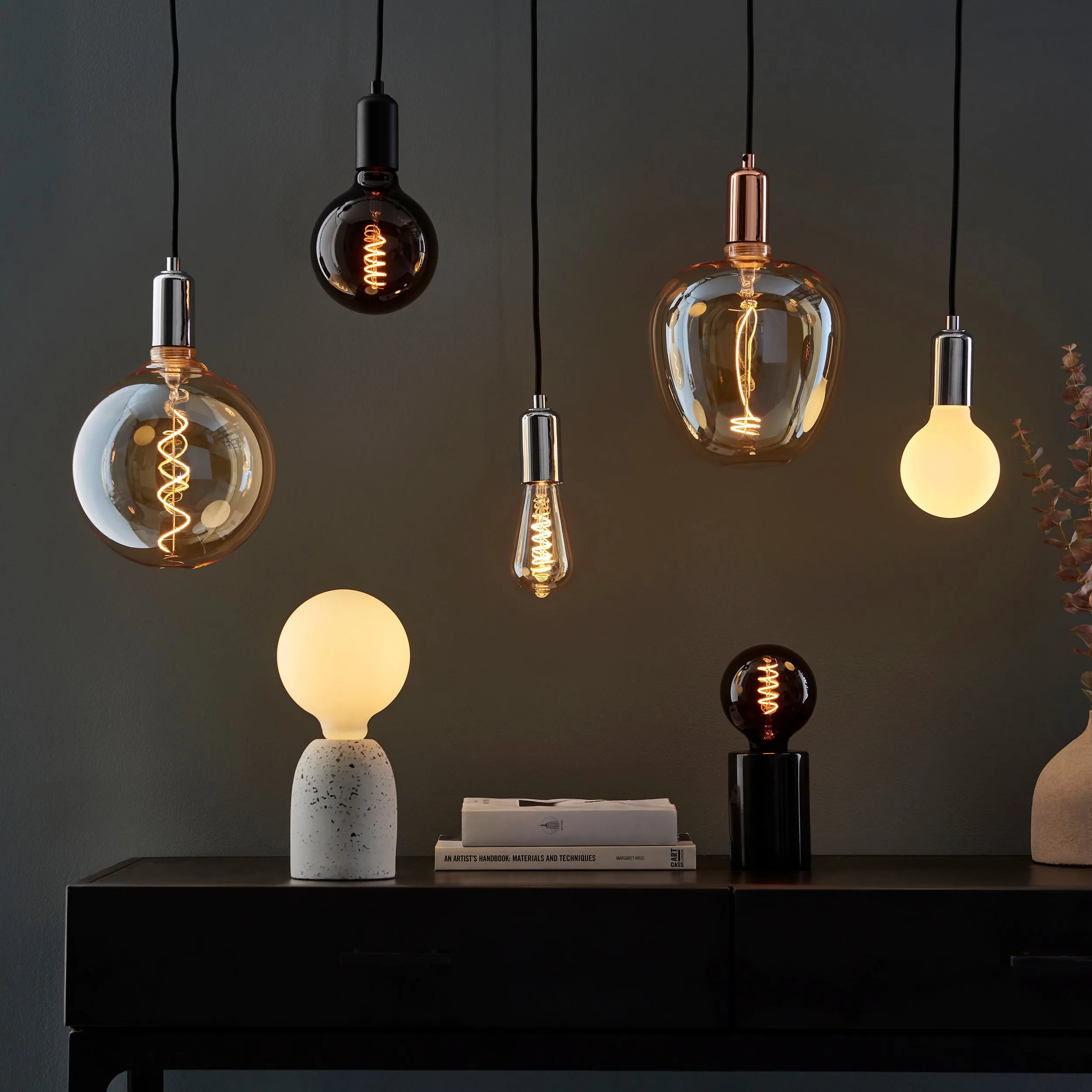 Endon 102614 Opaline 1lt Accessory Opal glass 12W LED E27 Warm White