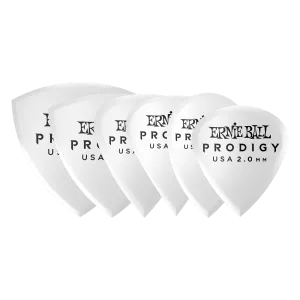 Ernie Ball 1.5 mm Multipack Prodigy Picks 6 Pack, Black