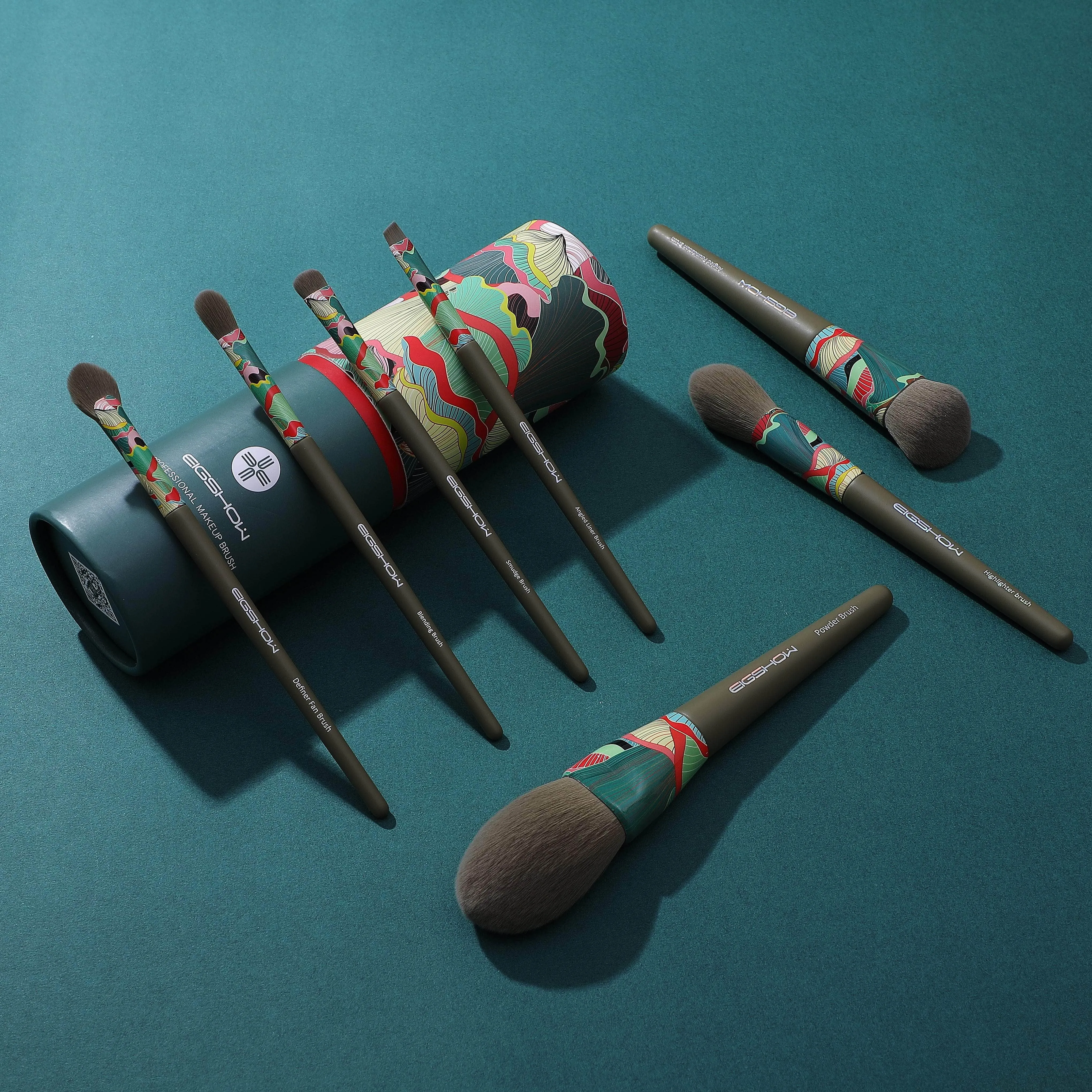 ESSENTIAL SERIES - 7 PCS GREENER BRUSH KIT WITH ECO-FRIENDLY CARTON CYLINDER BOX