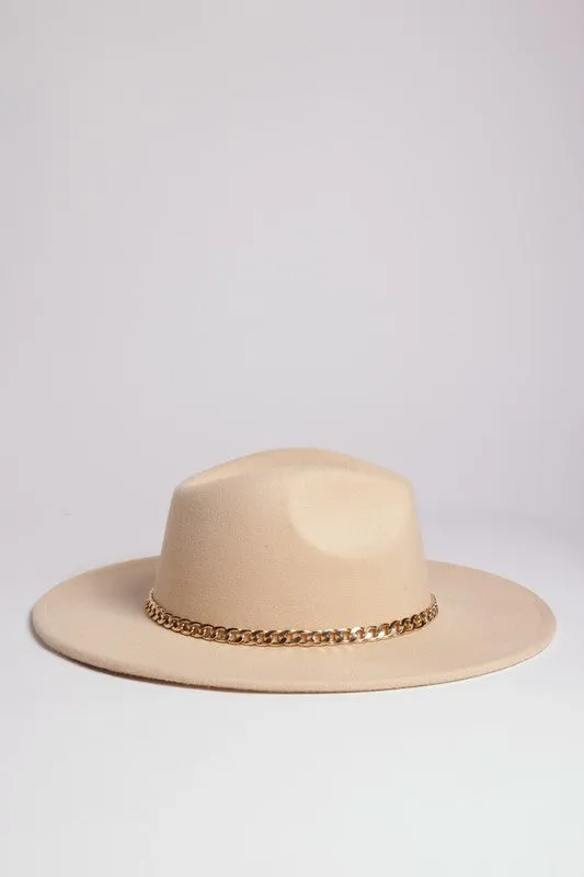 FASHIONISTA CHAIN FEDORA