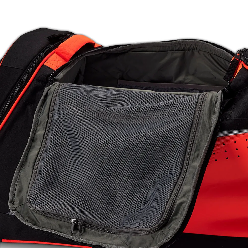 Fox Divider Shuttle Roller Bag - Flo Orange