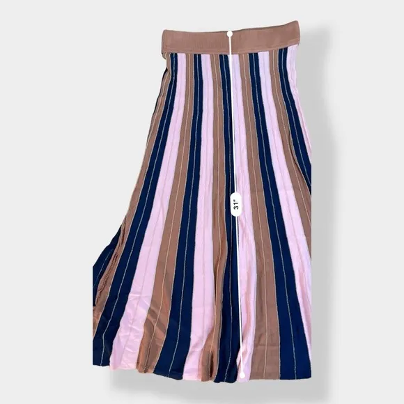 Foxiedox Striped Knit Skirt and Crop‎ Top Set Size S