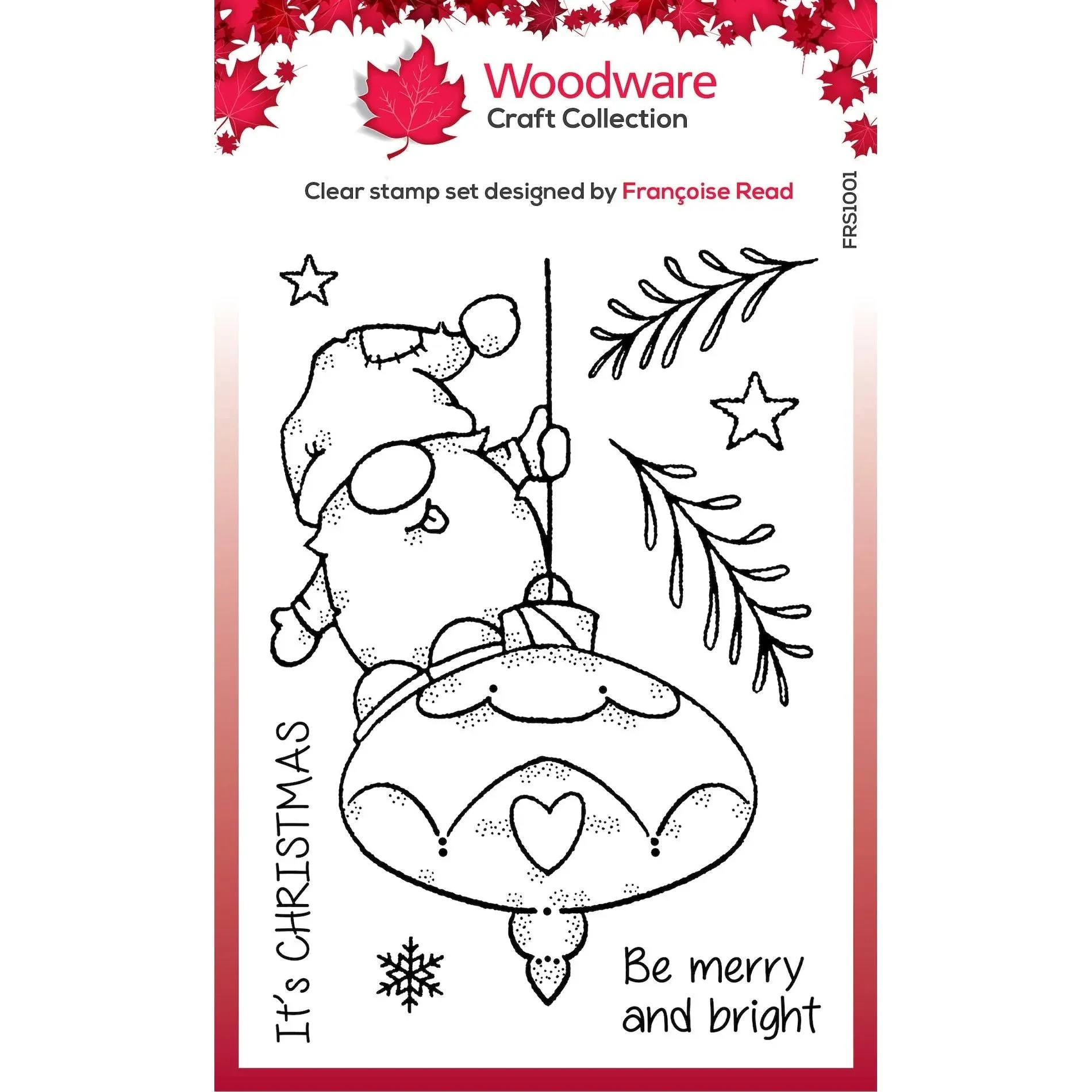 Funtime Gnome 4x6” Clear Stamp Woodware FRS1001