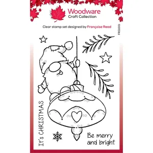 Funtime Gnome 4x6” Clear Stamp Woodware FRS1001