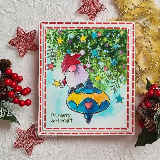 Funtime Gnome 4x6” Clear Stamp Woodware FRS1001