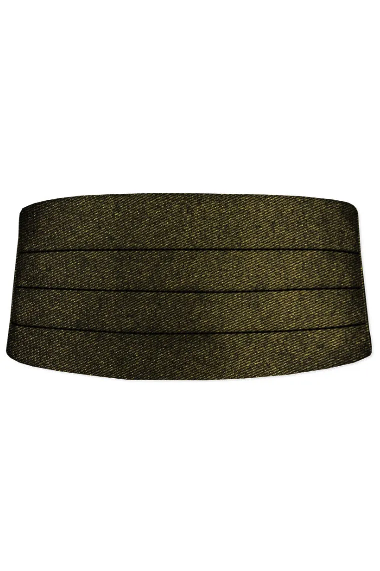 Gold Metallic Cummerbund
