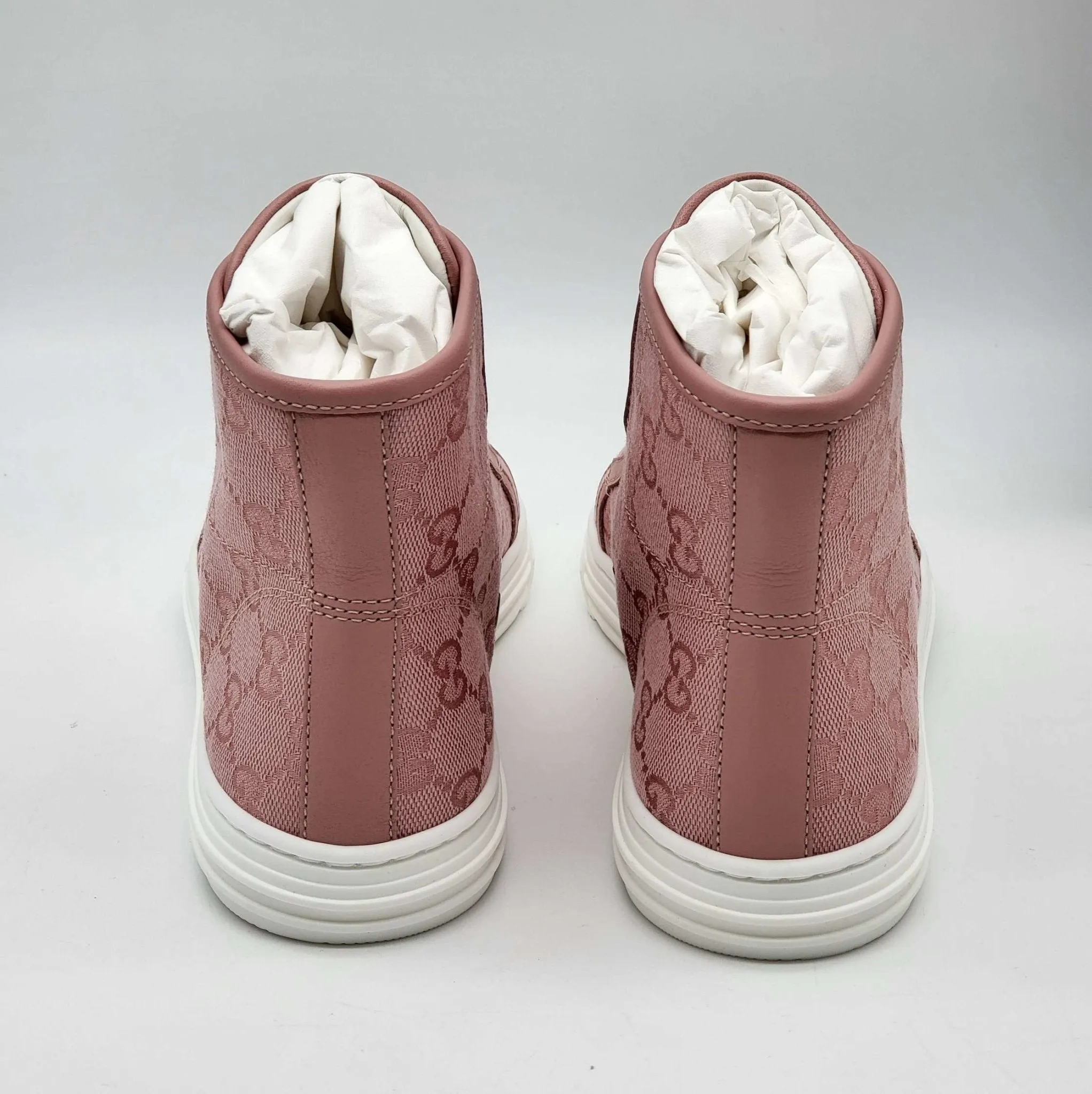 Gucci GG Miro Soft Pink & White Sneaker Shoes
