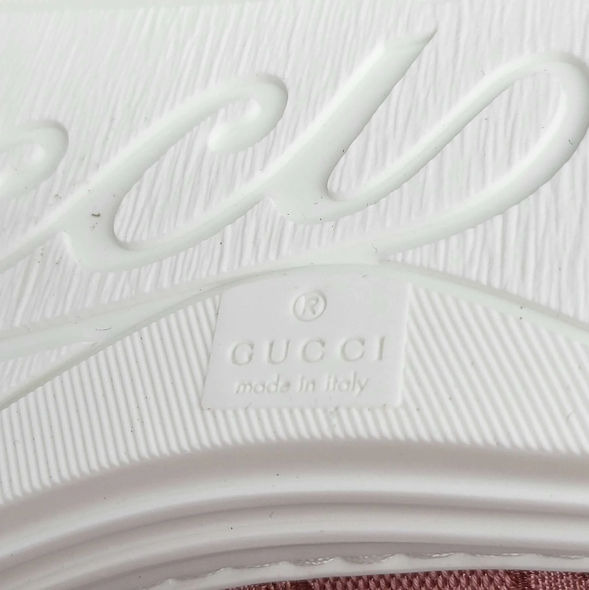 Gucci GG Miro Soft Pink & White Sneaker Shoes