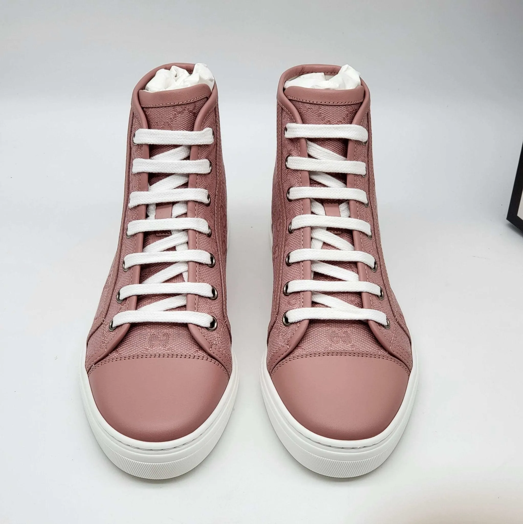 Gucci GG Miro Soft Pink & White Sneaker Shoes