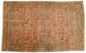 HAND WOVEN PERSIAN AREA RUG.