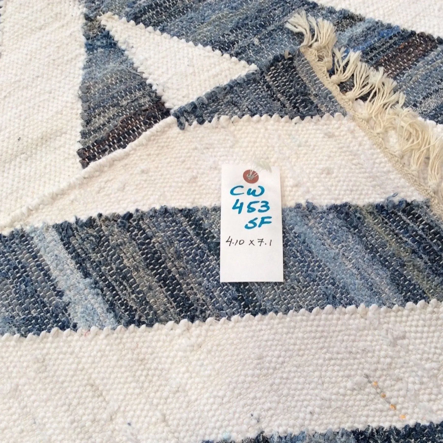 Hand-Woven Reversible Modern Contemporarty Kilim Rug (Size 5.0 X 7.0) Brrsf-1359