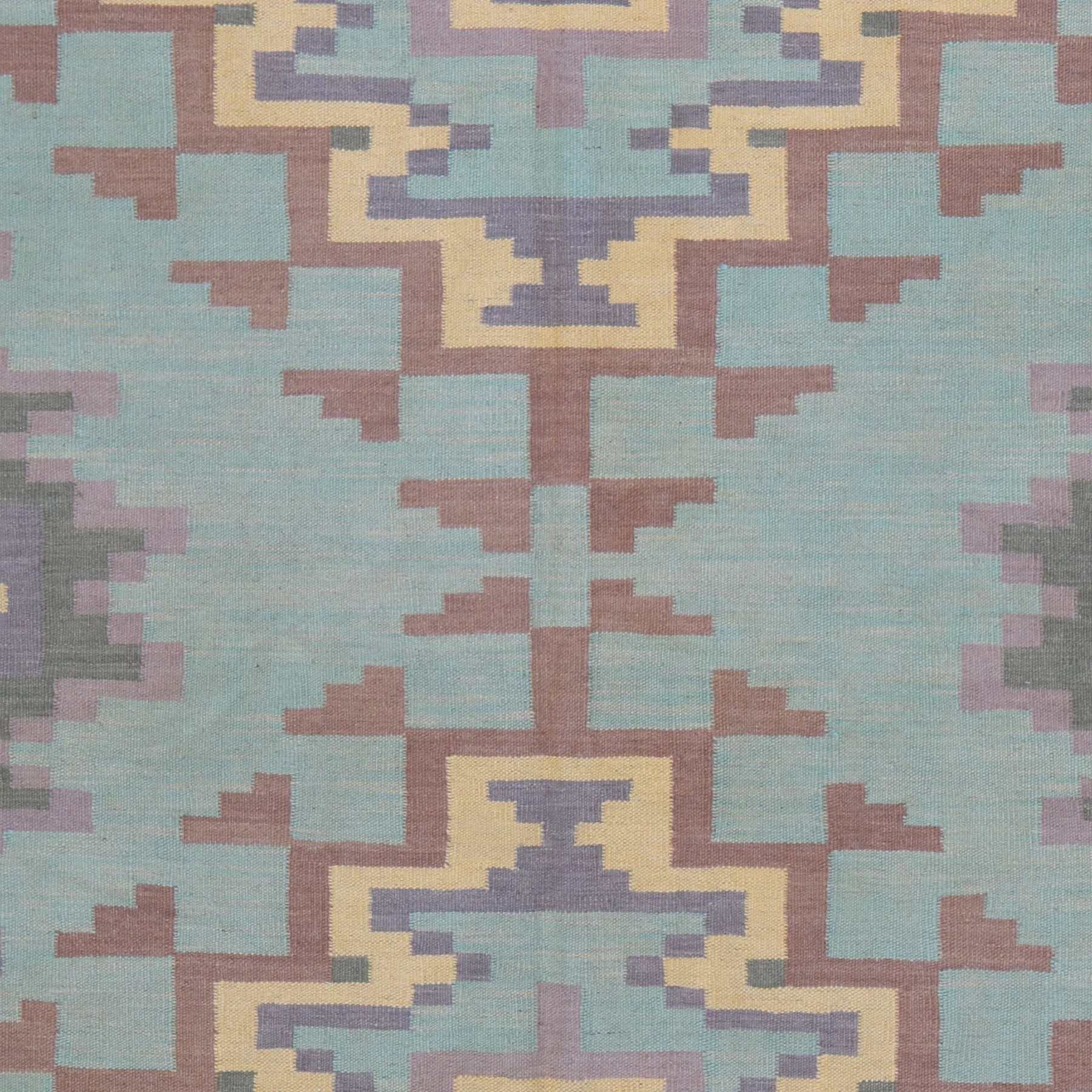 Hand-Woven Southwestern Design Wool Handmade Rug (Size 6.5 X 9.11) Cwral-8694