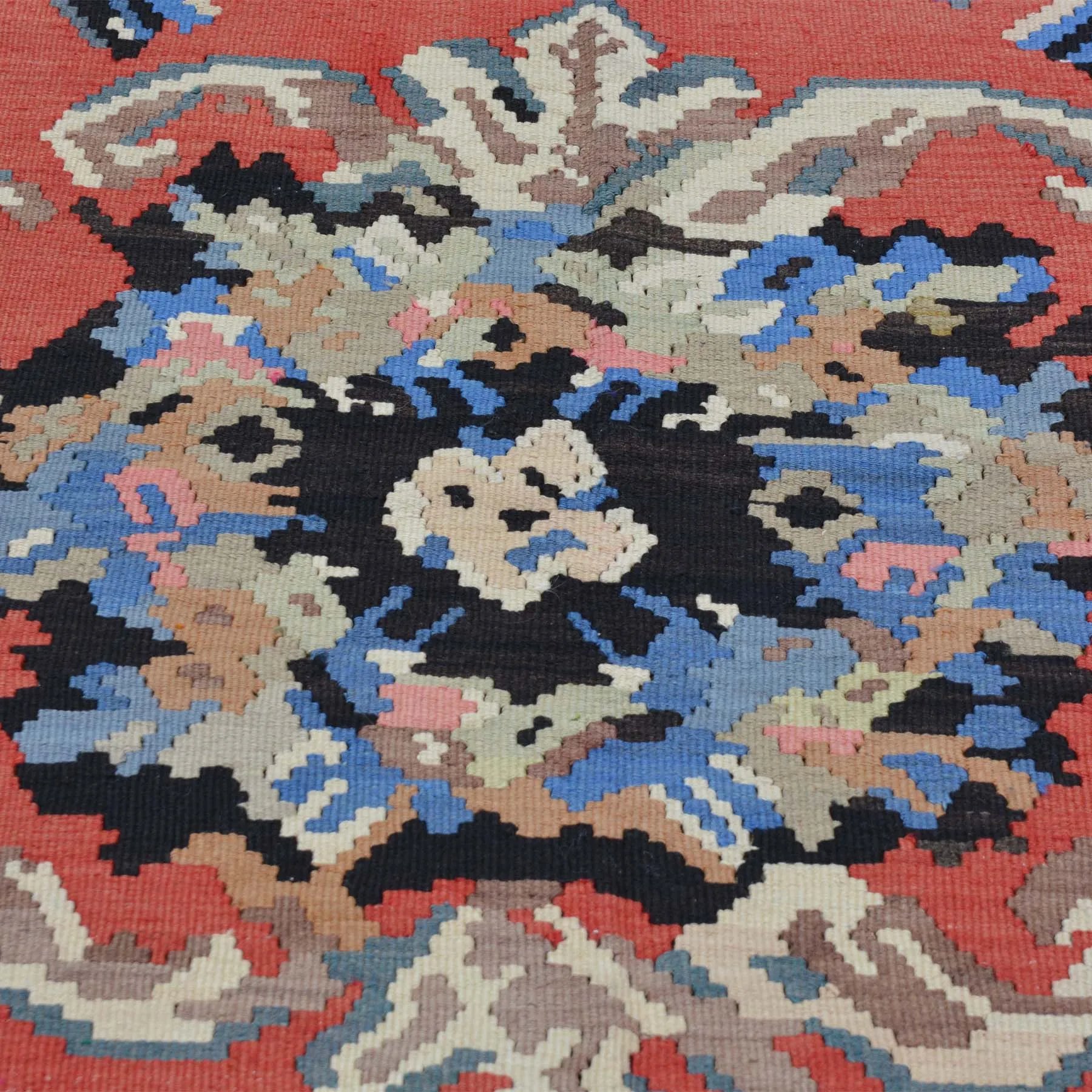 Hand-Woven Turkish Flatweave Kilim Handmade Wool Rug (Size 4.10 X 6.4) Brrsf-1389