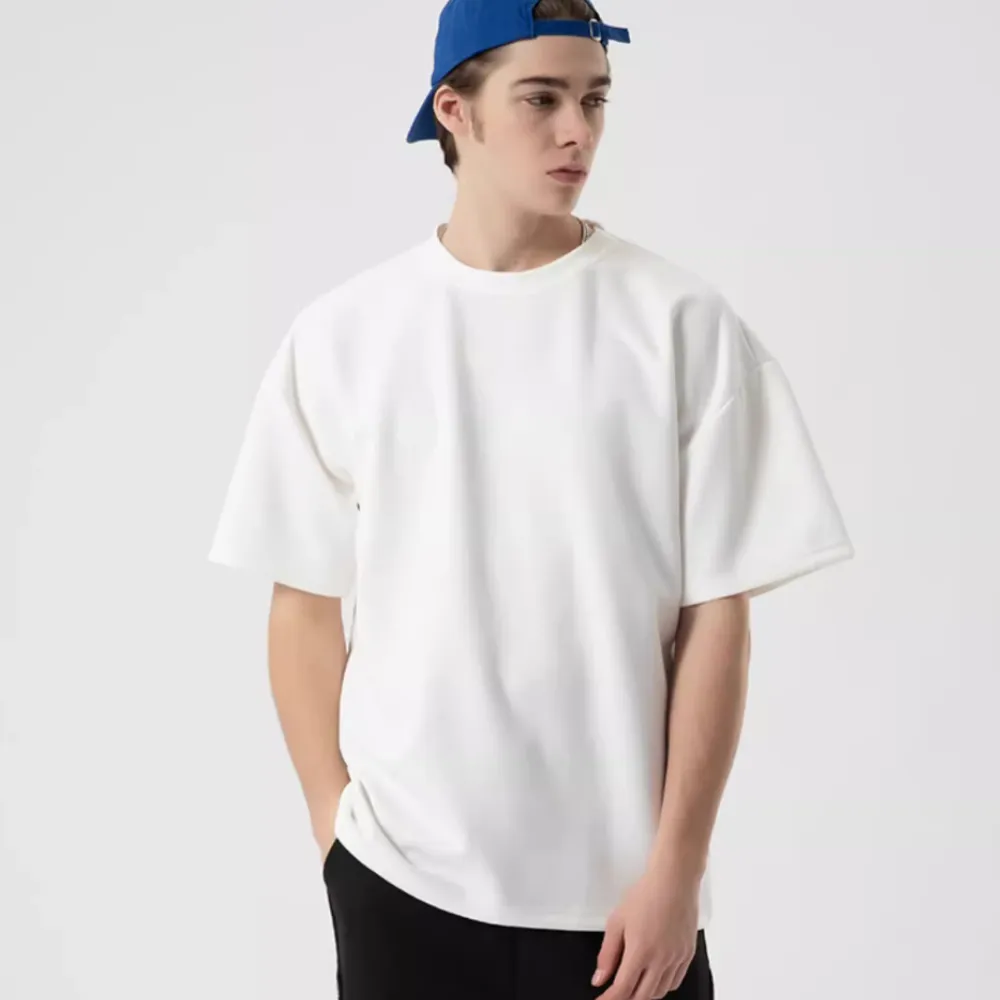Heavy Solid Suede T-Shirt