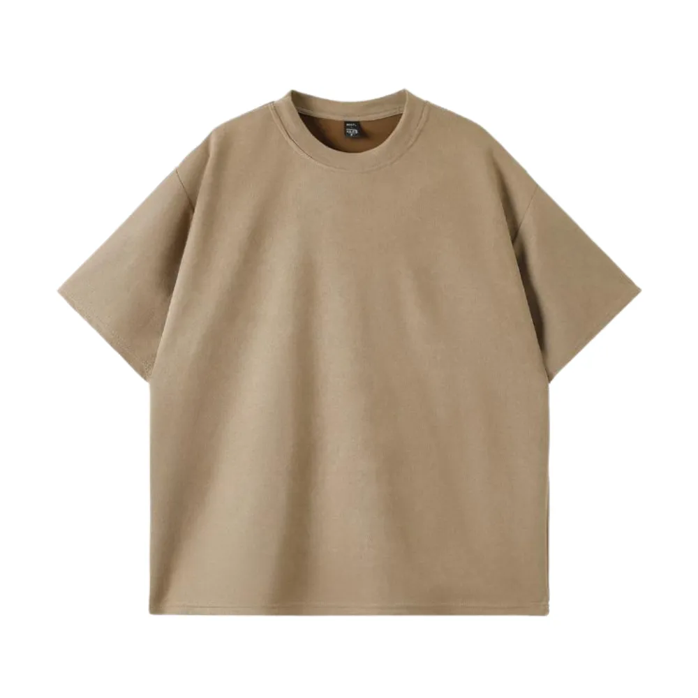 Heavy Solid Suede T-Shirt