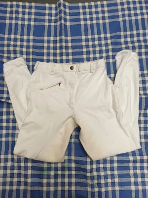 Horseware white breeches size 28" uk 10 reg FREE POSTAGE *