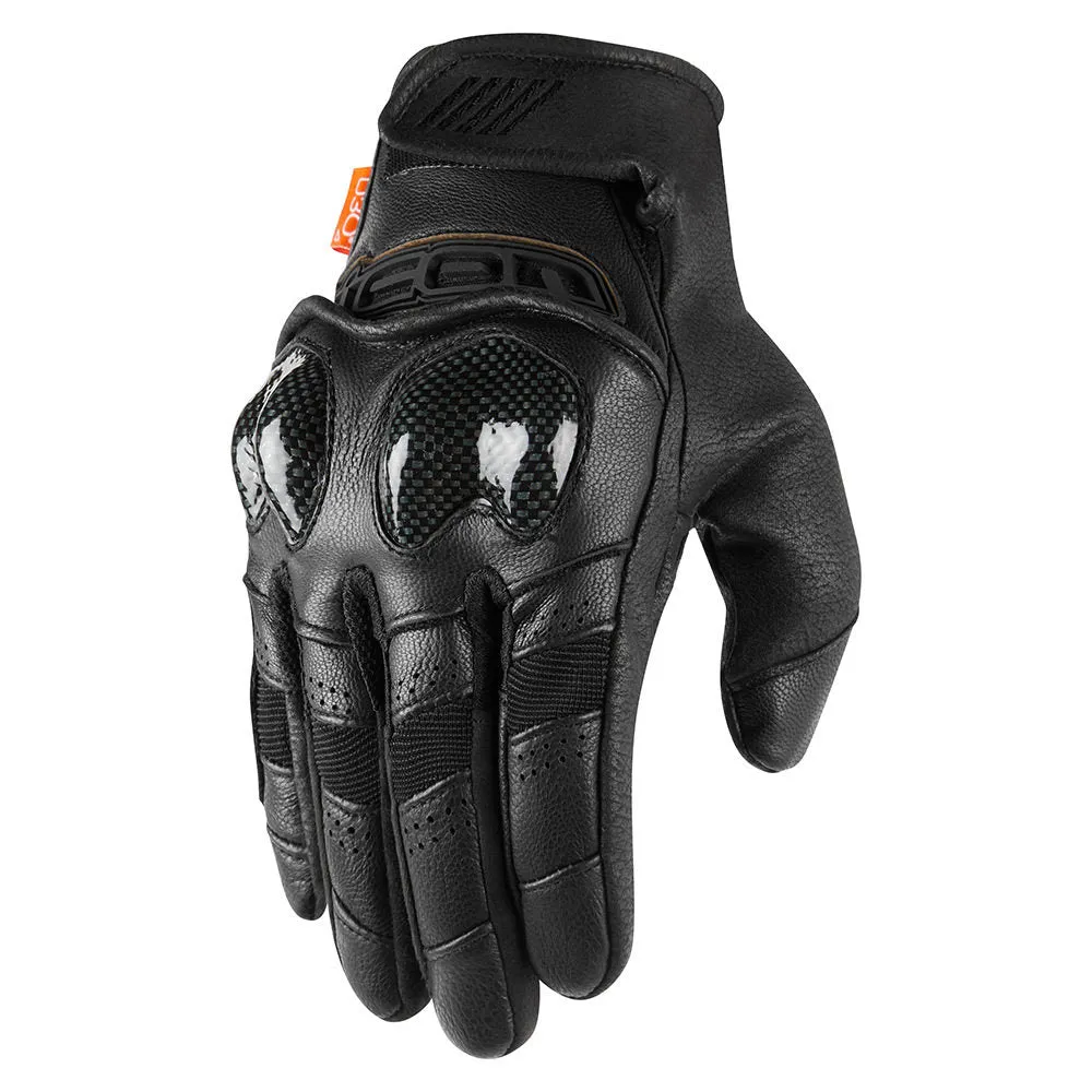 Icon Contra2 Mens Motorcycle Short Leather Glove