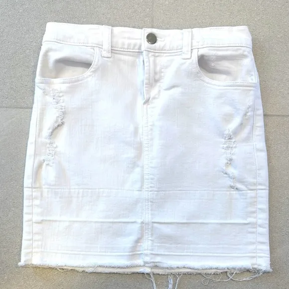 J Brand White Denim Skirt!