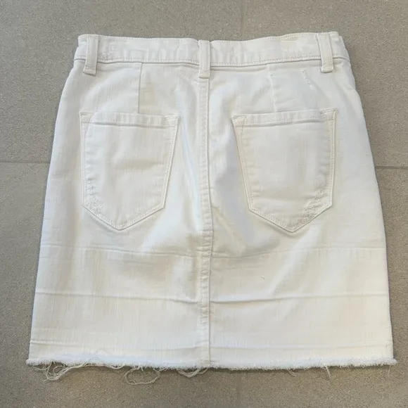 J Brand White Denim Skirt!